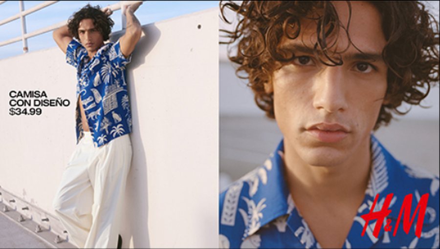 H&M Summer 2026 menswear display ad
