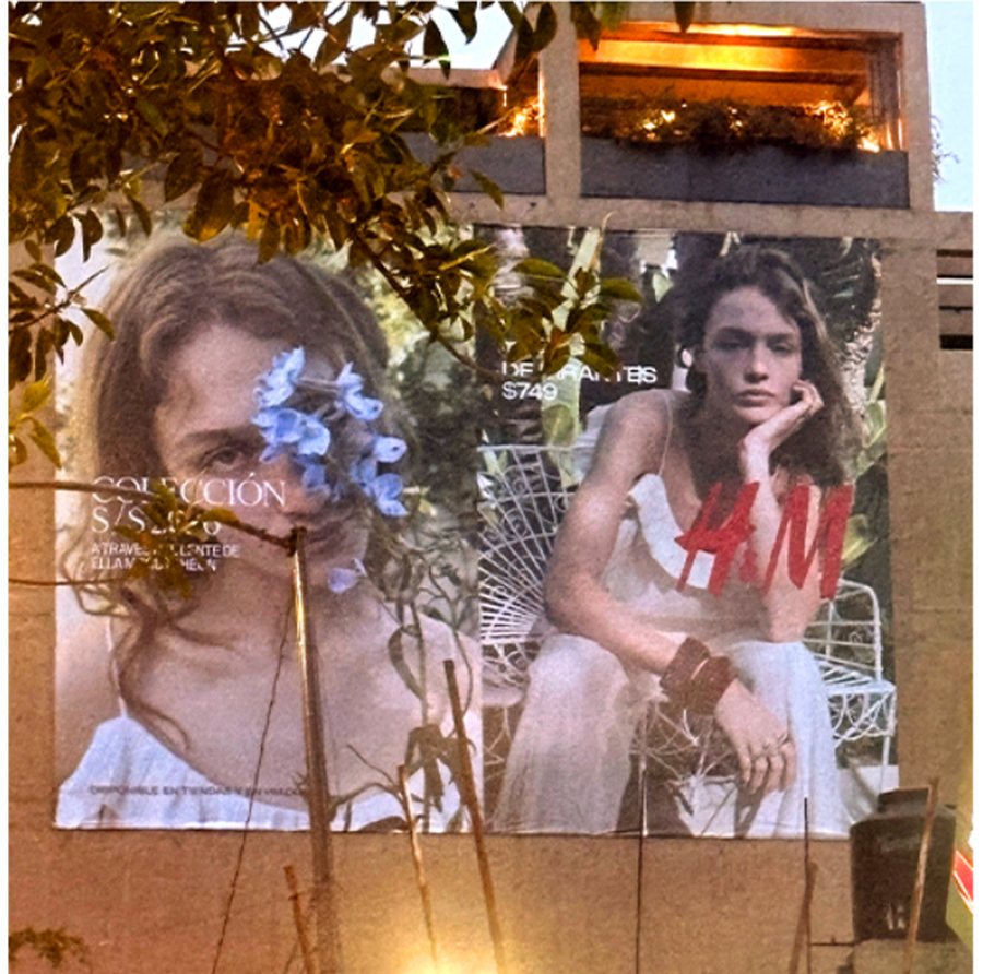 H&M Colección S/S 2026 out-of-home posters in Mexico City