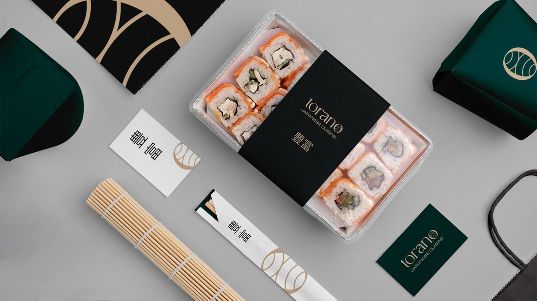 Torano packaging, stationery and delivery collateral